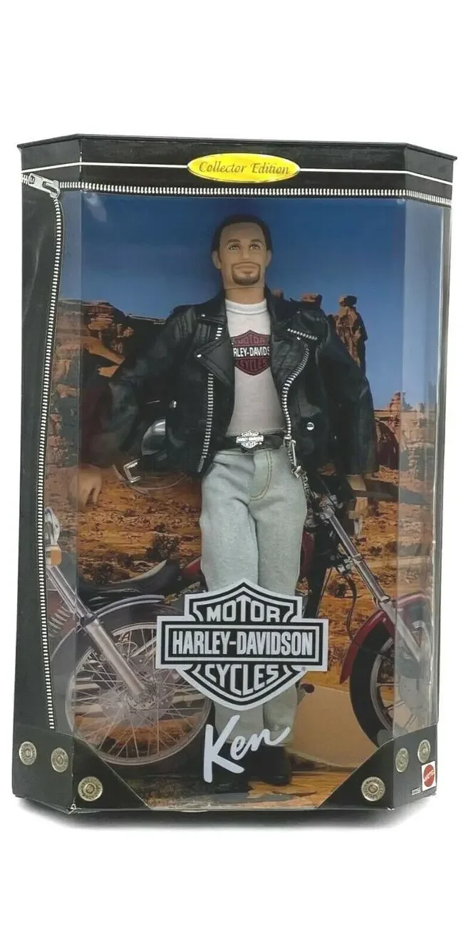 Original 1998 Harley Davidson KEN DOLL -Mattel-Collector Edition-NEW! Barbie